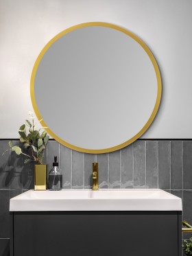 Espejo de baño barato con marco. Compra online- Todo Baño